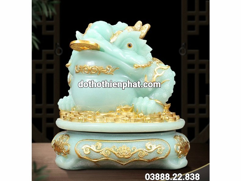Cóc Đá Ngậm Tiền Phong Thủy loại 1
