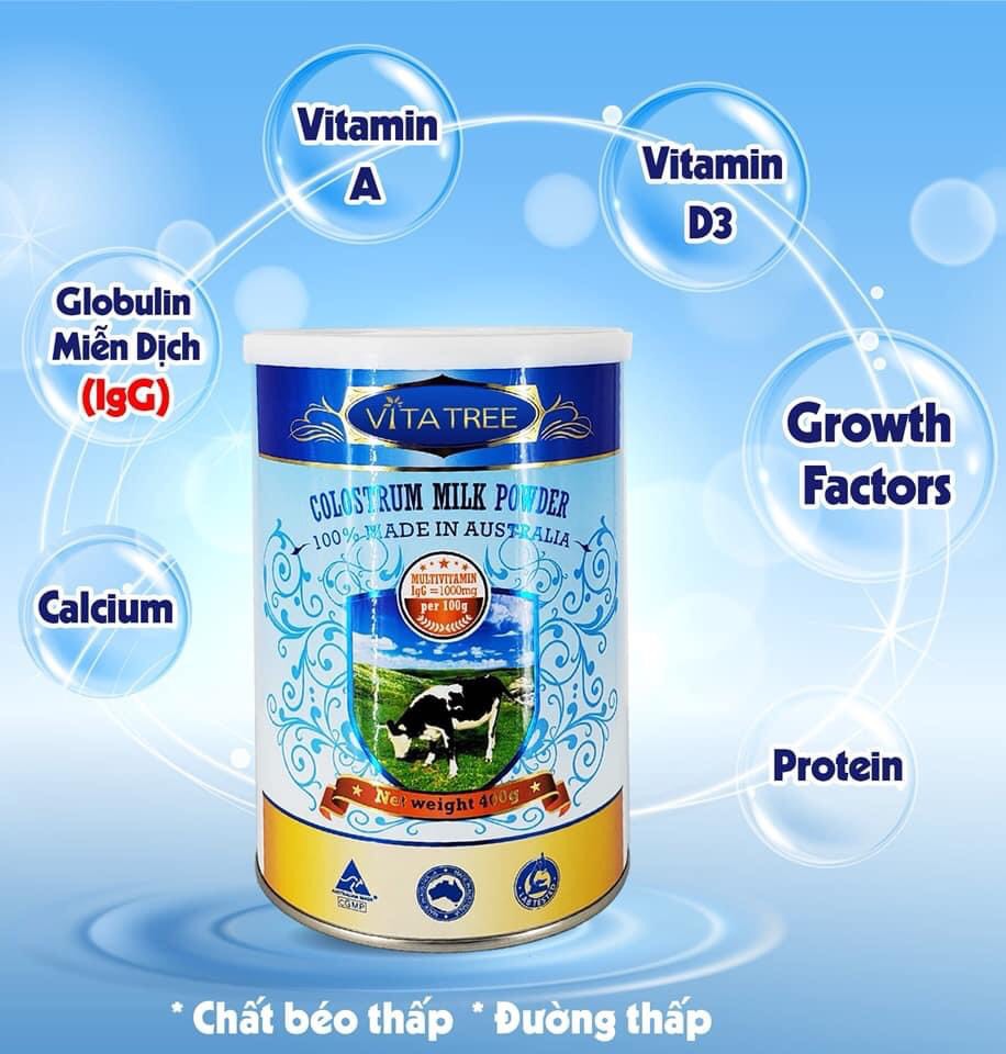 Sữa Non Úc Vitatree colostrum powder 450g