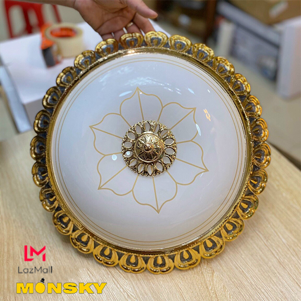 Đèn ốp trần MONSKY X1 kiểu dáng độc đáo, sang trọng trang trí nhà cửa