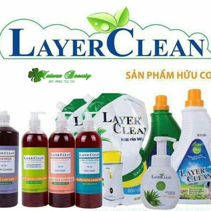 [HCM]Nước giặt hữu cơ Layer Clean 300ml