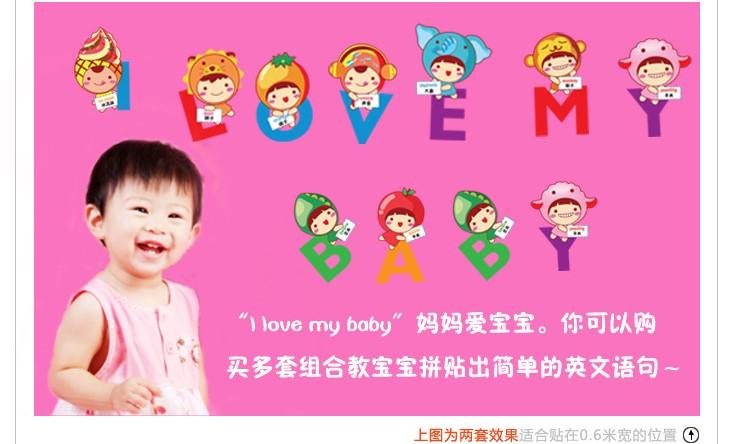 Decal Dán Tường Chữ Cái 26 CHỮ