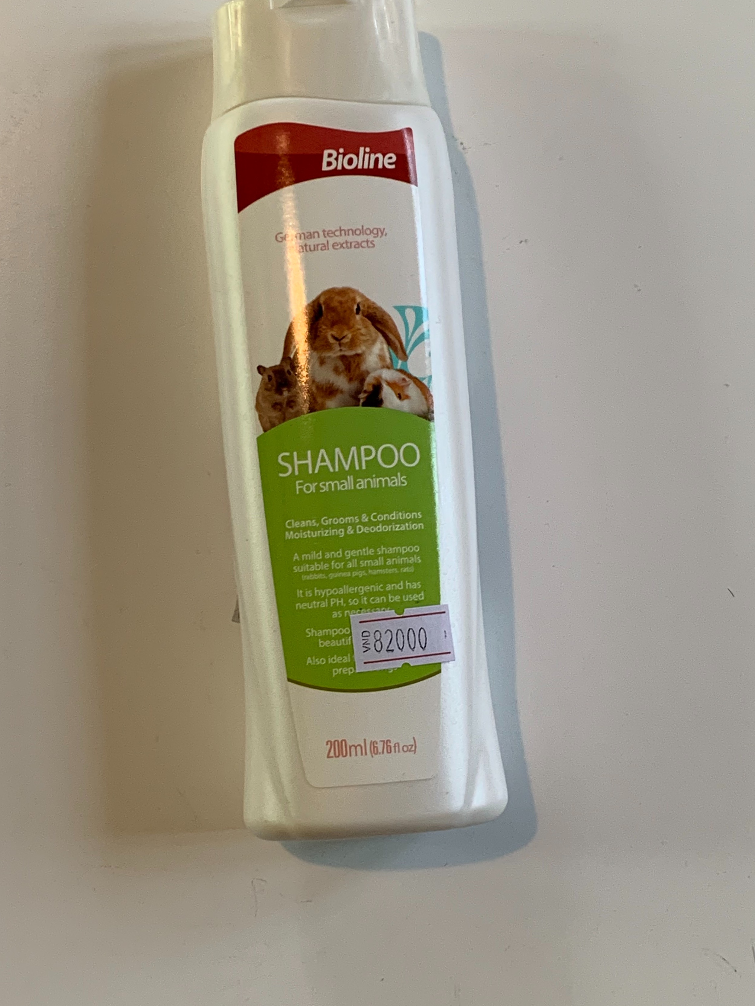 bioline Shampoo for small animals rabbits - guinea pigs - hamsters - rats