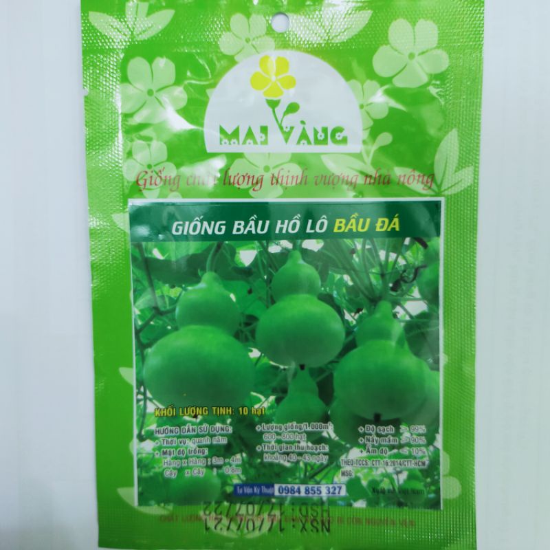 Hạt giống Bầu hồ lô, đóng gói 10 hạt