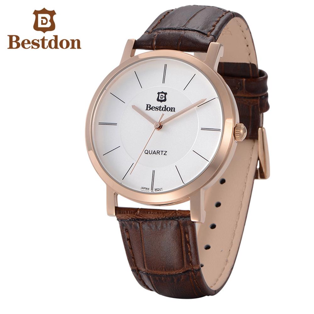 Đồng hồ nam dây da Bestdon BD98105G (Nâu)