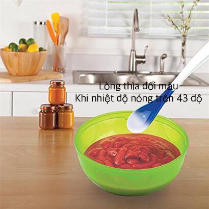 Bộ 4 thìa mềm báo nóng MUNCHKIN - Hàng Mỹ