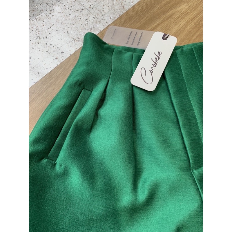 Set áo croptop + quần short tafta (bán tách set)