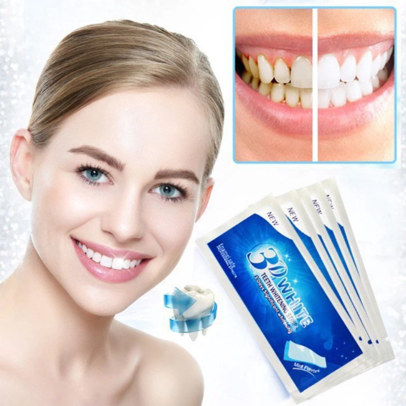 3D cool teeth whitening patch (1 bag of 2 stickers)