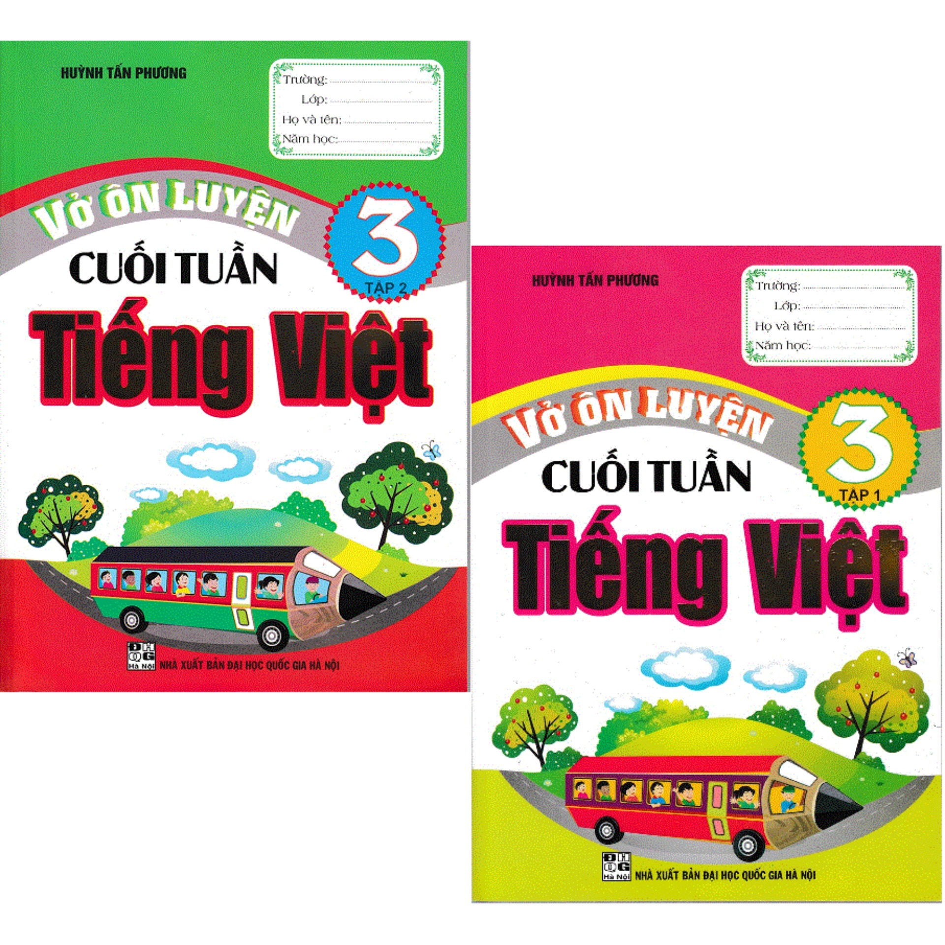 Combo vở ôn luyện cuối tuần tiếng việt lớp 3