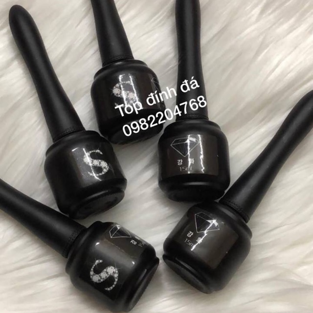Top đính đá chữ S dùng cho nail
