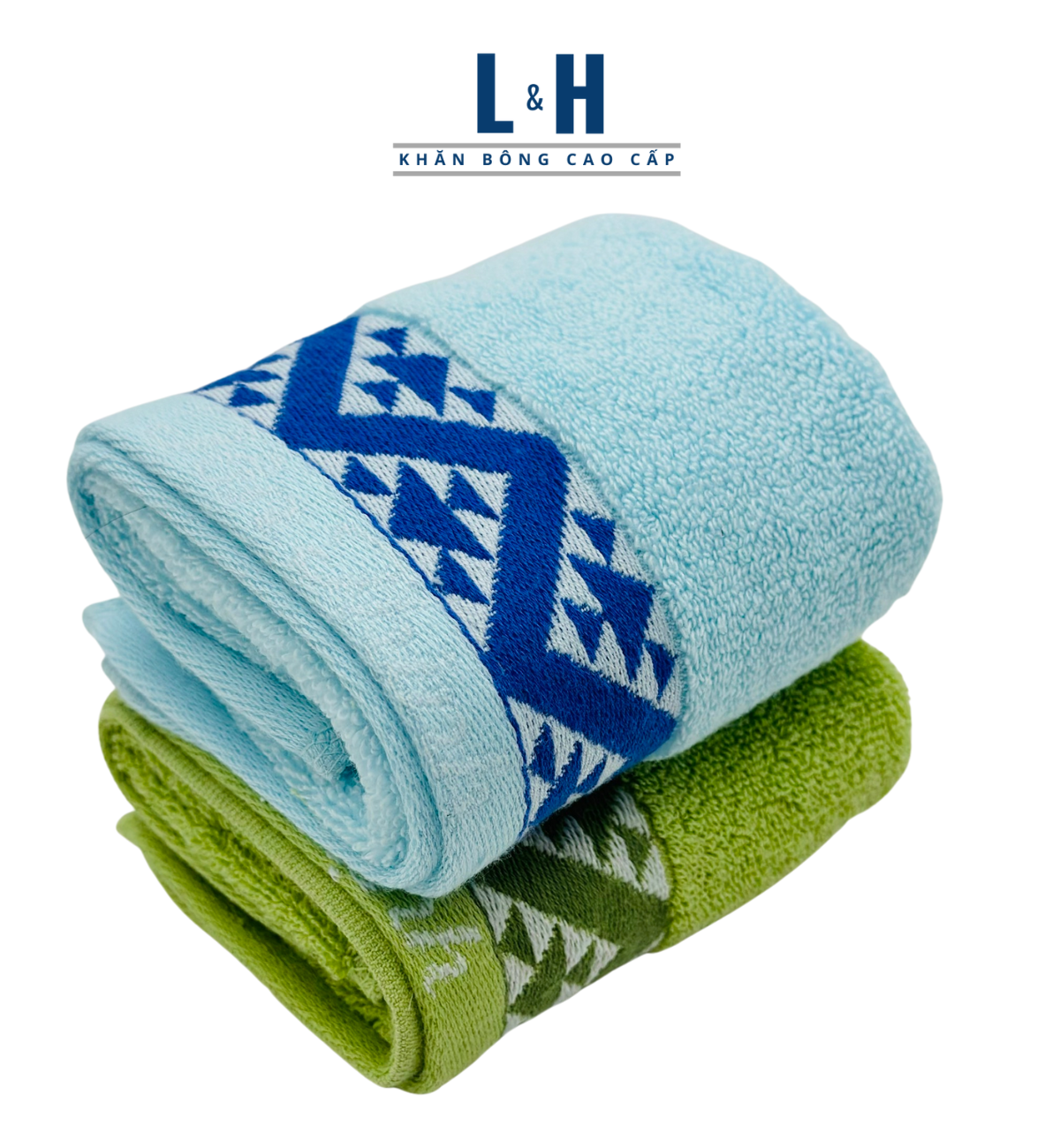 Khăn mặt viền sóng, Tân Thịnh, KT 30x50cm
