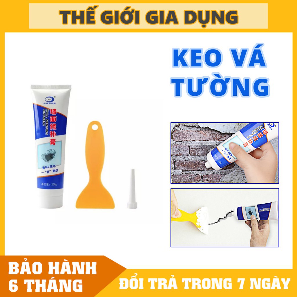 [ HÀNG LOẠI 1 ] Keo vá tường, Keo trám vết nứt tường thông minh, Keo chống thấm vá tường