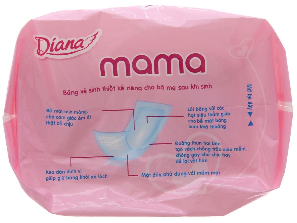 BVS DIANA MAMA CHO MẸ SAU SANH 12 MIẾNG
