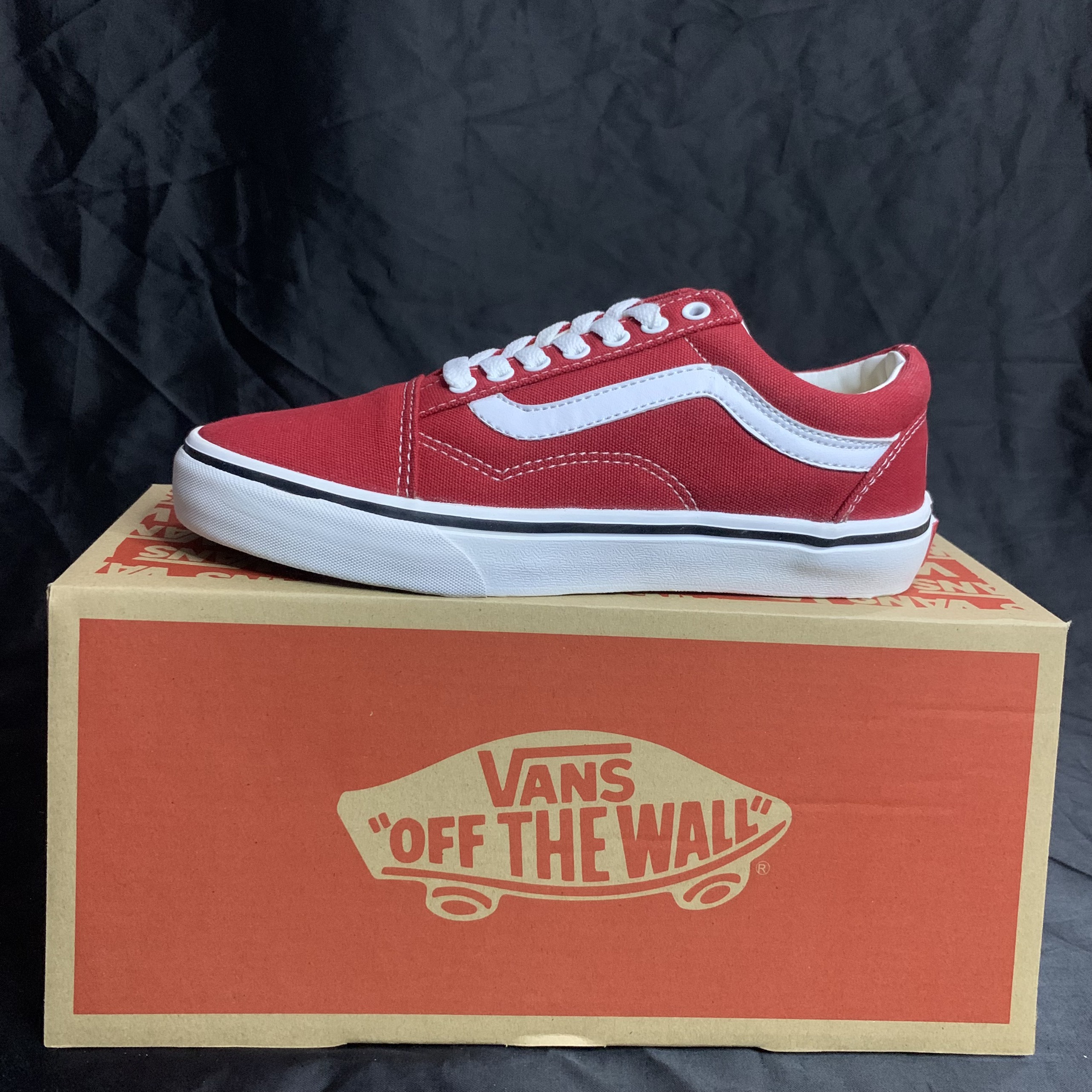 Giày Vans Old SKool Red Đỏ Tươi Full Box