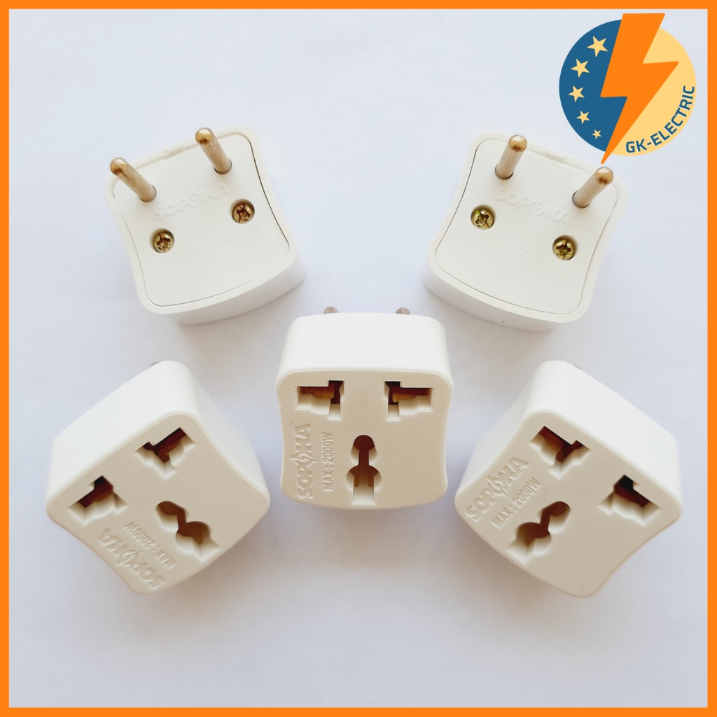 Phích cắm chuyển đổi SOPOKA 2 ra 3