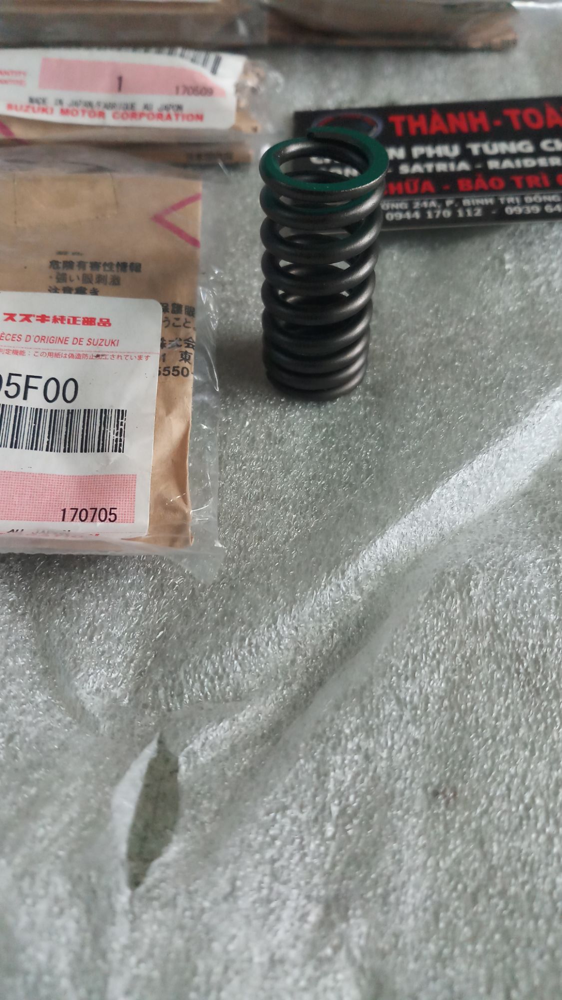 Bộ lò xo đầu FXR cho Raider xăng cơ(4 cái)