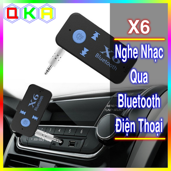 【QKA】USB Bluetooth cho loa và âm ly giắc cắm AUX USB 3.5mm
