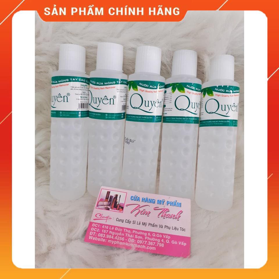Nước rửa móng quyên chai