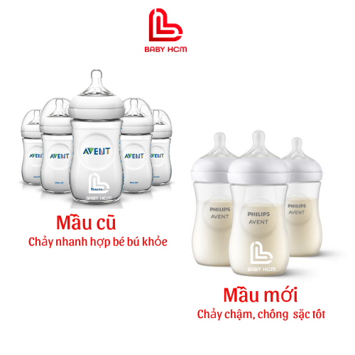 Bình sữa Philips AVENT Natural 125ml,260ml ,330ml