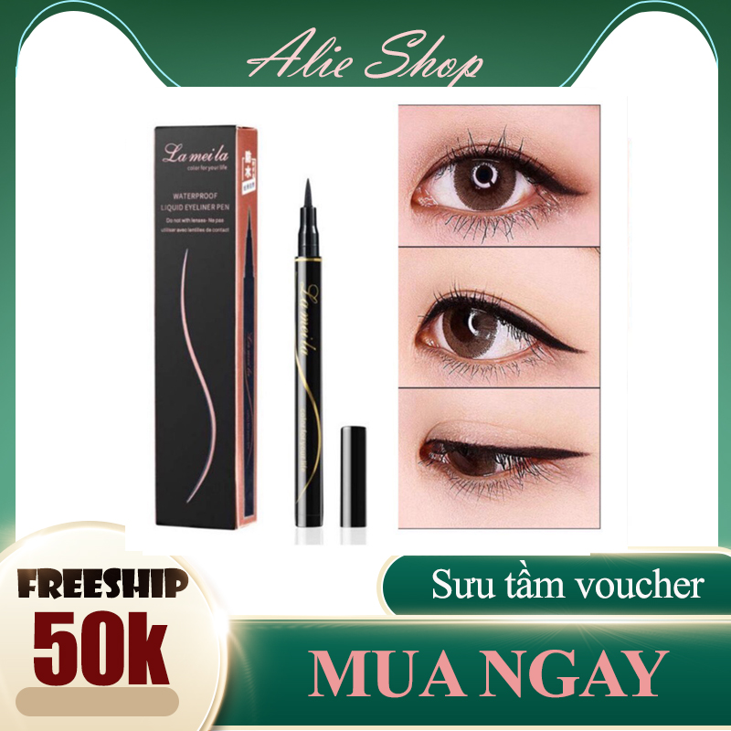 Kẻ mắt nước siêu mảnh lâu trôi Lameila