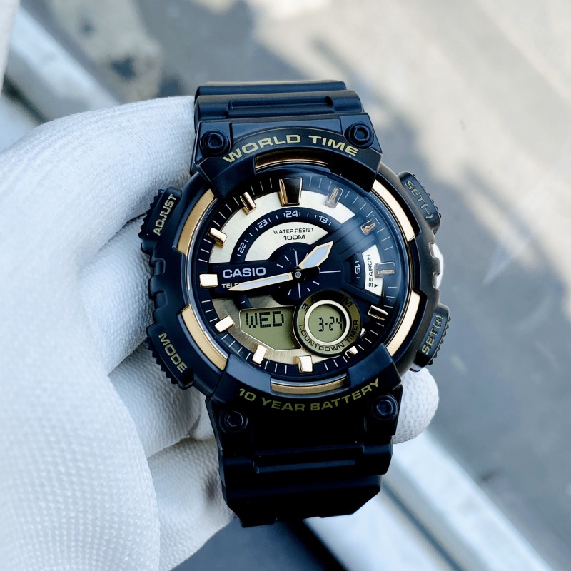 Đồng hồ nam thể thao Casio chính hãng AEQ-110BW-9A Bảo hành 1 năm- Pin trọn đời Hyma watch
