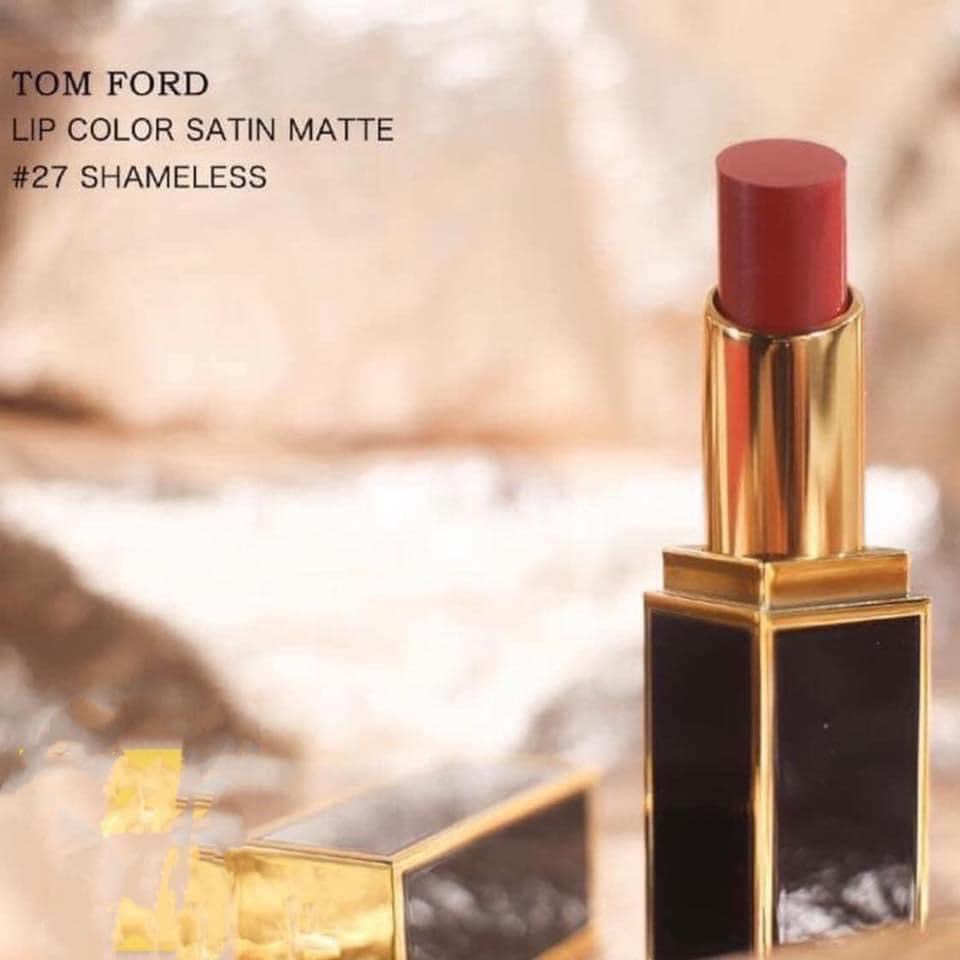 Son #TomFord 27 Shameless- Màu Đỏ Gạch cực Tây.