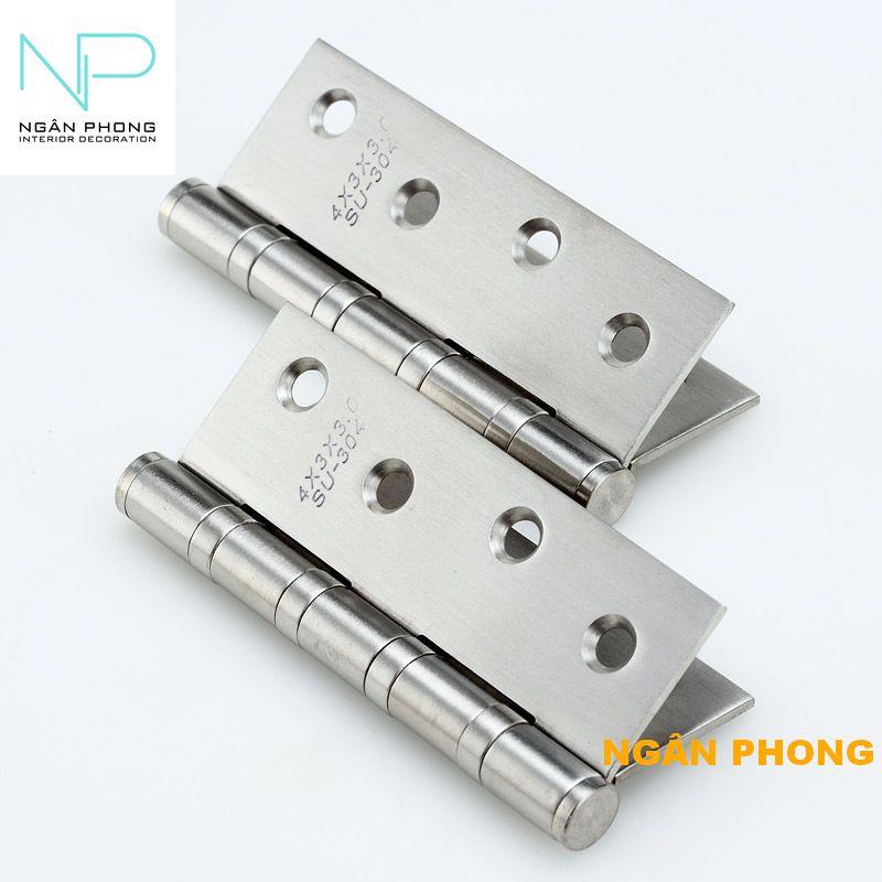 [HCM]CẶP BẢN LỀ CỬA INOX 201-2.6MM (100*70MM)