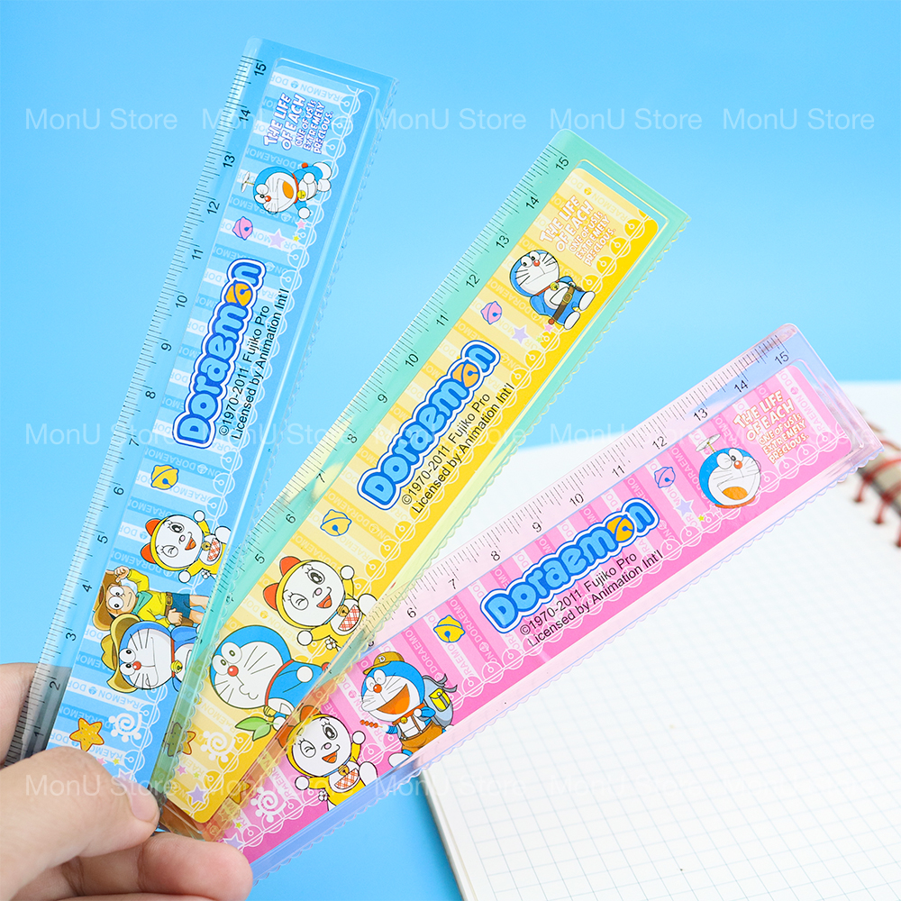 Thước kẻ 15cm DORAEMON DOREMON dễ thương cute TooYoo BK00366