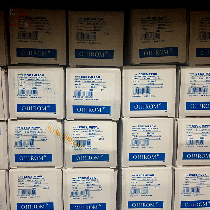 Bộ điều khiển nhiệt độ E5C4 , E5C2 đồng hồ nhiệt E5C4 E5C2, Đồng hồ nhiệt độ Omron E5C4 E5C2
