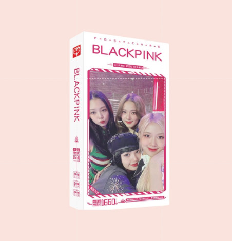 Postcard Blackpink xinh xắn kèm hình dán