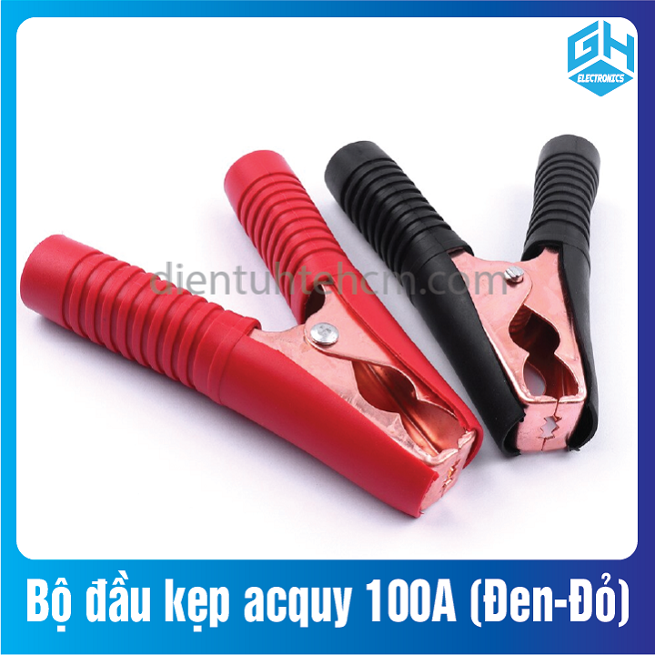 Bộ đầu kẹp acquy 100a