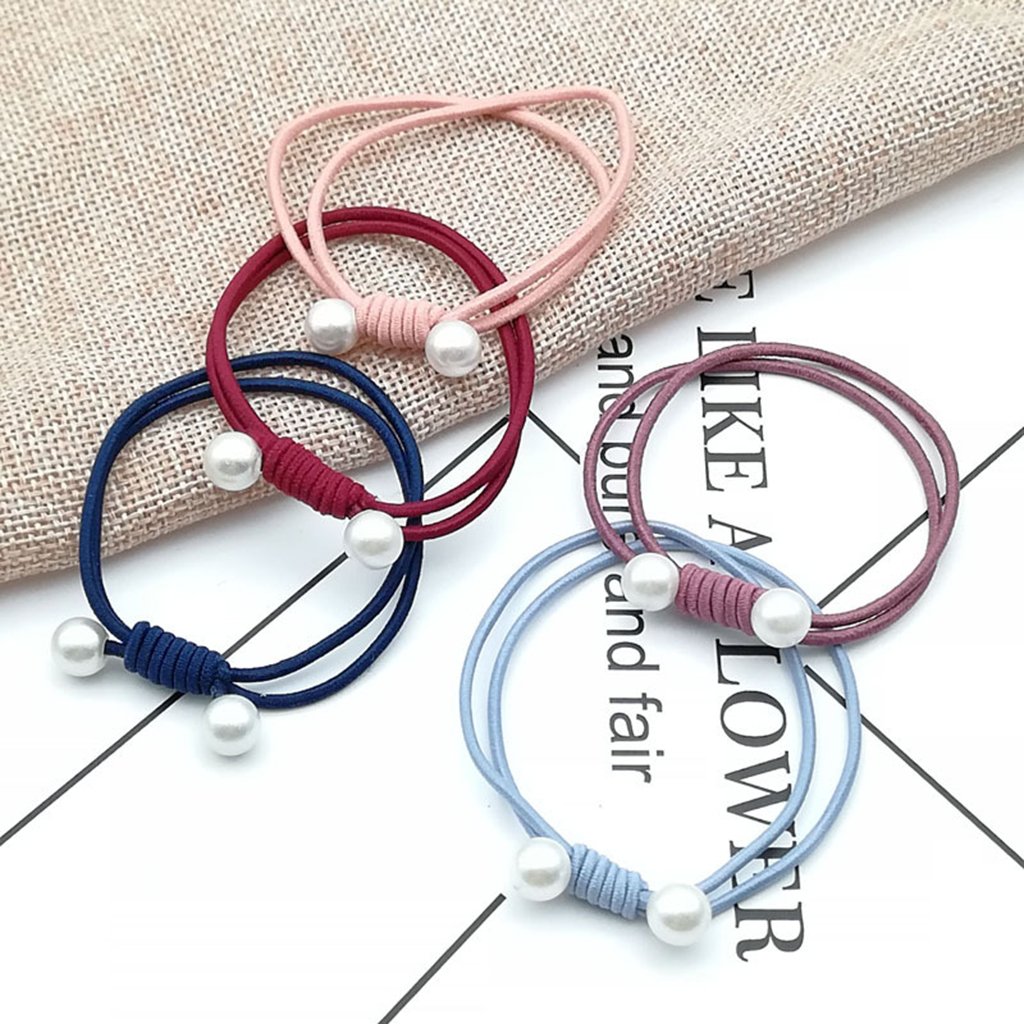 Dây Thun Cột Tóc Buộc Tóc Nữ  Dễ Thương Phong Cách Hàn Quốc