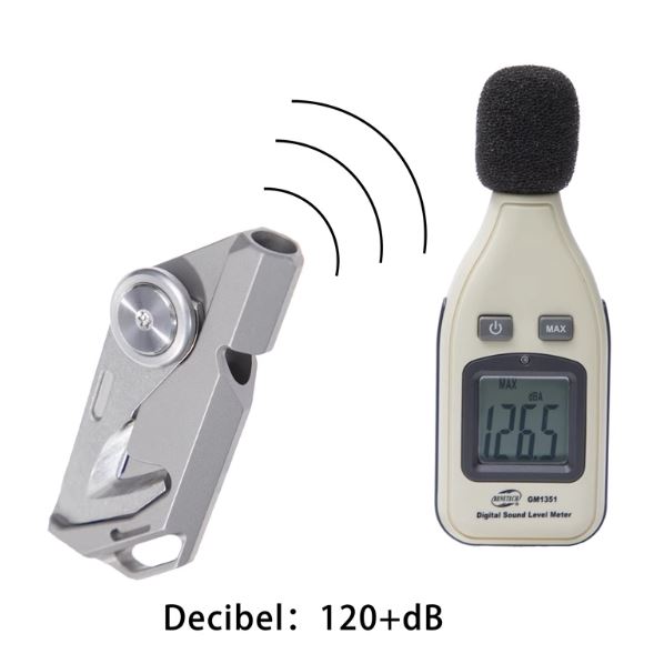 Còi đa năng EDC Tacray titanium