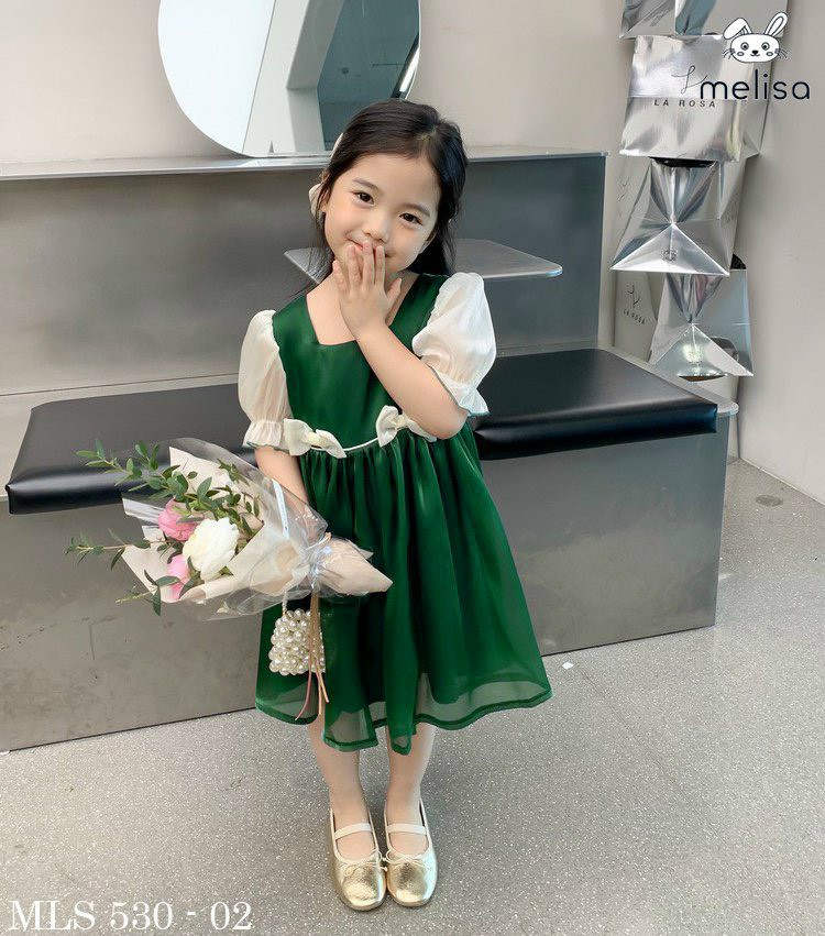 Đầm giáng màu xanh siêu xinh màu xanh sang trọng