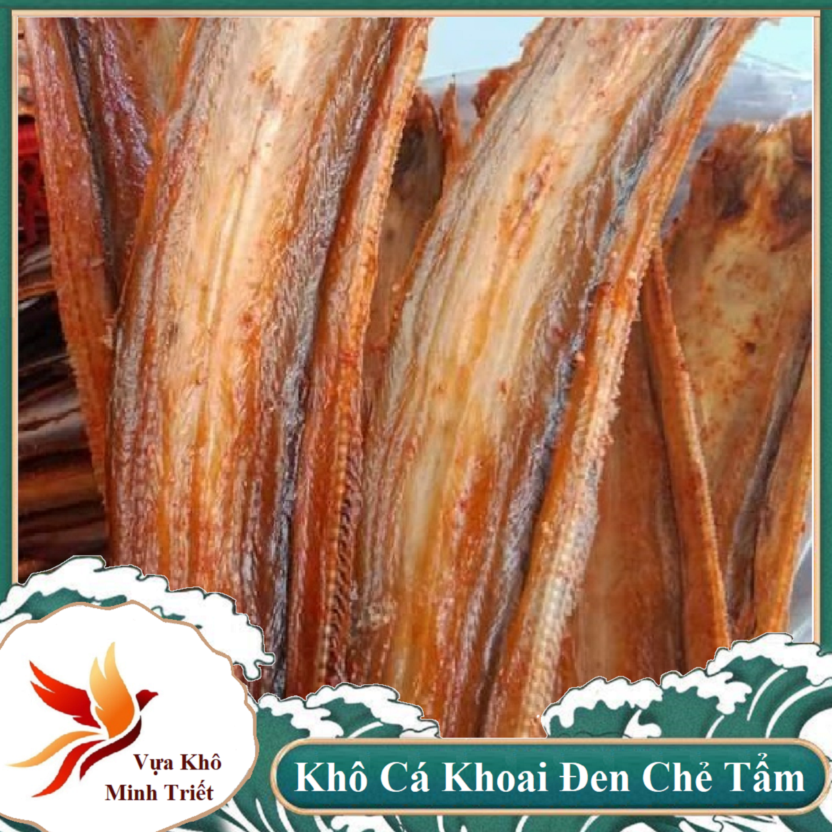 KHÔ KHOAI TẨM 500GR KHÔ CÁ KHOAI  CHẺ ĐÃ BỎ ĐẦU ĐẶC SẢN NHA TRANG-Vựa Khô Minh Triết
