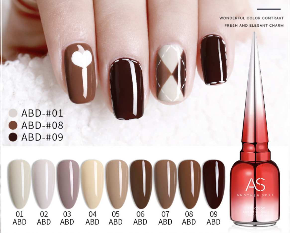 Sơn Gel Chai Đỏ AS Mã ABD 15ml