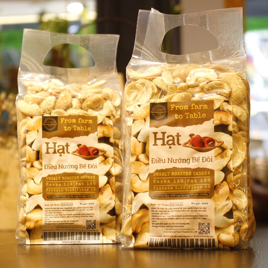 Hạt Điều Nướng Nguyên Hạt - Hạt Điều Ăn Vặt, Làm Sữa, Làm Bánh - THE NUTS VALLEY