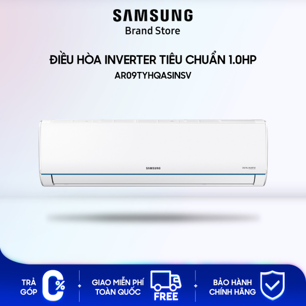 Bảng giá [Voucher 7% tối đa 700k] [TRẢ GÓP 0%] Điều hòa Samsung Inverter Tiêu Chuẩn 1.0 HP (AR09TYHQASINSV)