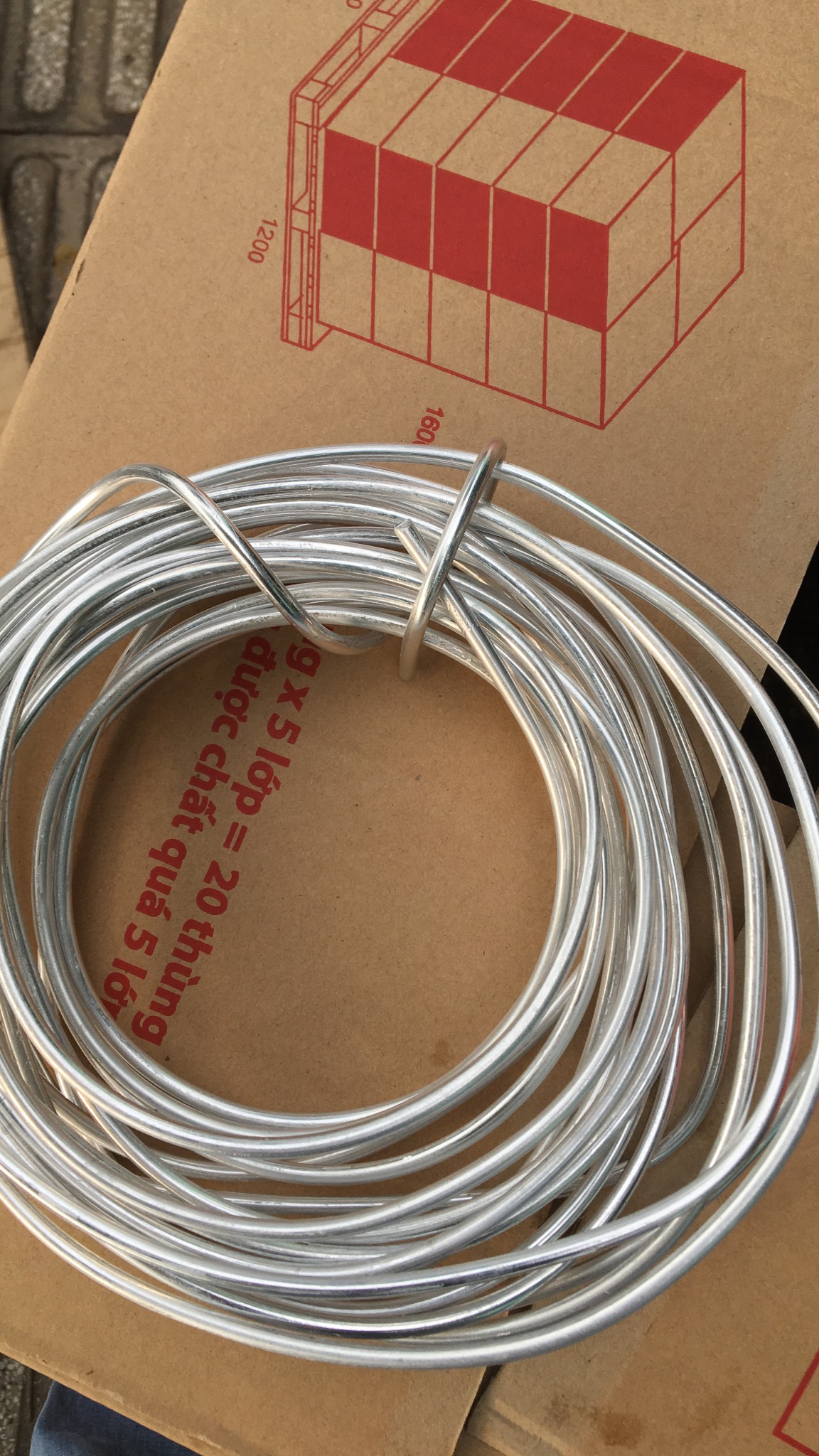 DÂY NHÔM UỐN CÂY CẢNH 5 LI CUỘN 500gr 10 mét dài