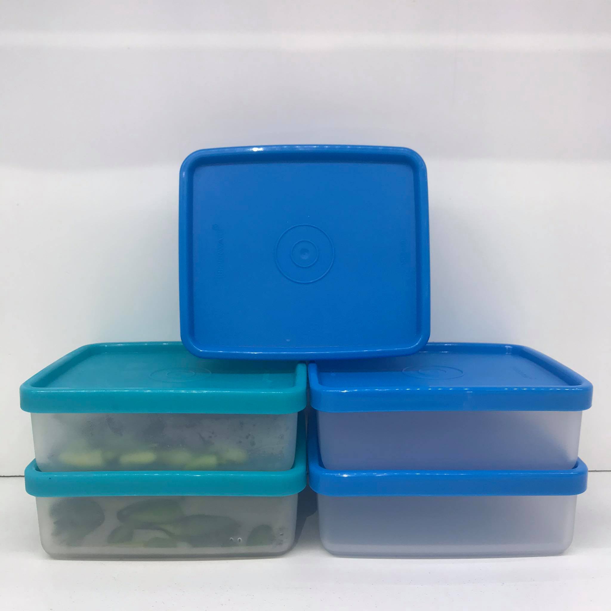 Hộp Mini Square Away Carribean Sea 150ml (1 hộp) - Tupperware