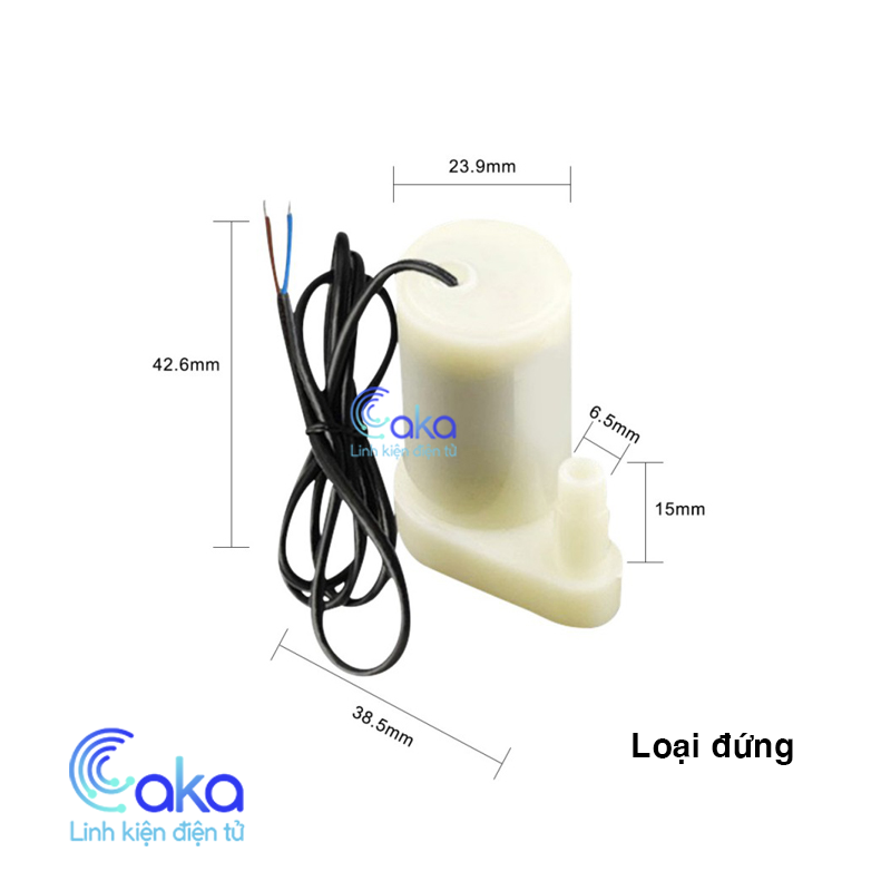 Máy Bơm Chìm Mini 3v - 5v dùng cho bể cá tùy chọn
