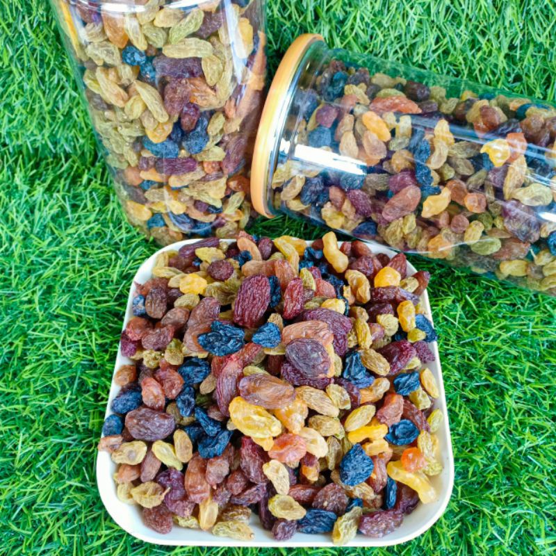 Nho Khô Mix 3 Màu Chua Ngọt 450GR [HÌNH THẬT ]