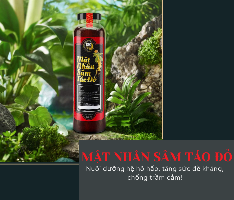 Mật nhân sâm táo đỏ 300ml