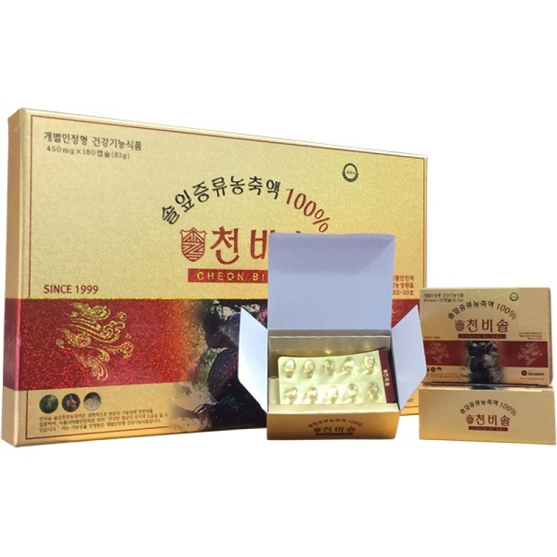 Tinh dầu thông đỏ cao cấp Cheon Bi Sol – Nhập khẩu Hàn Quốc cao cấp