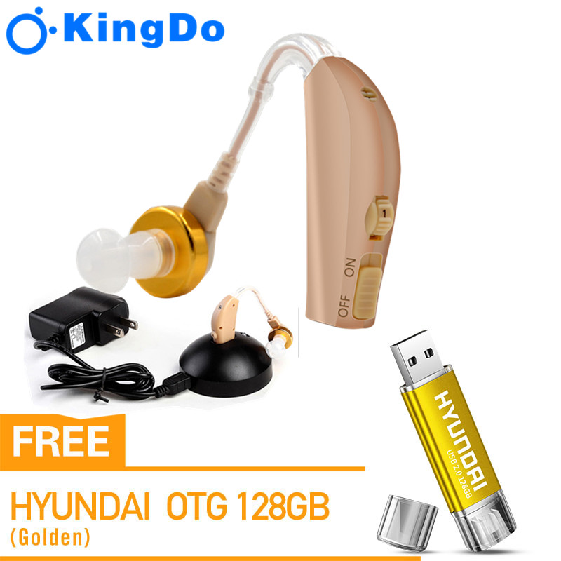 Máy trợ thính gài tai cho người già pin trâu với samsung otg 128gb miễn phí