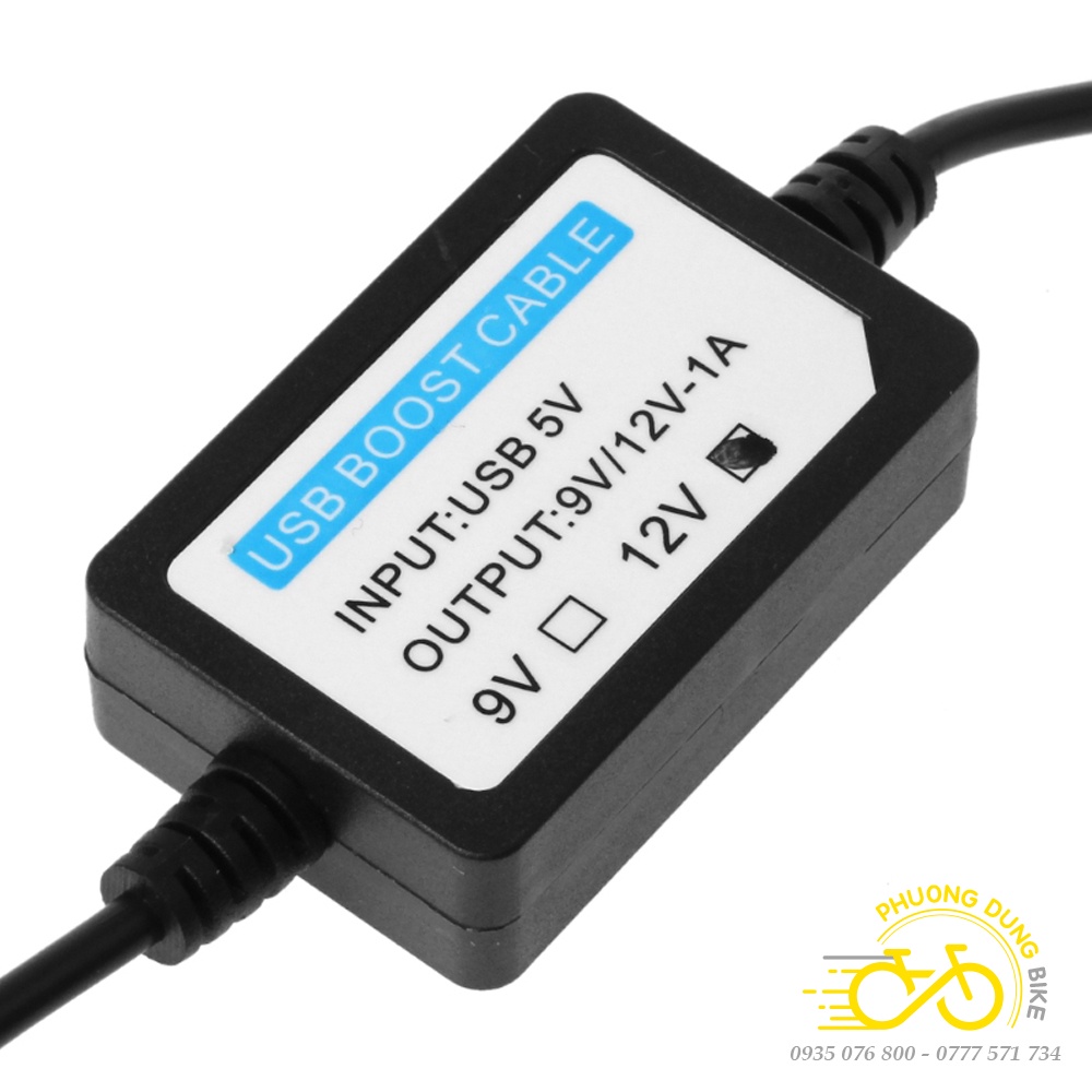 Dây cáp nguồn USB chuyển đổi 5V sang 9V 12V (Dùng cho modem WIFI - Mất điện vẫn có WIFI dùng)