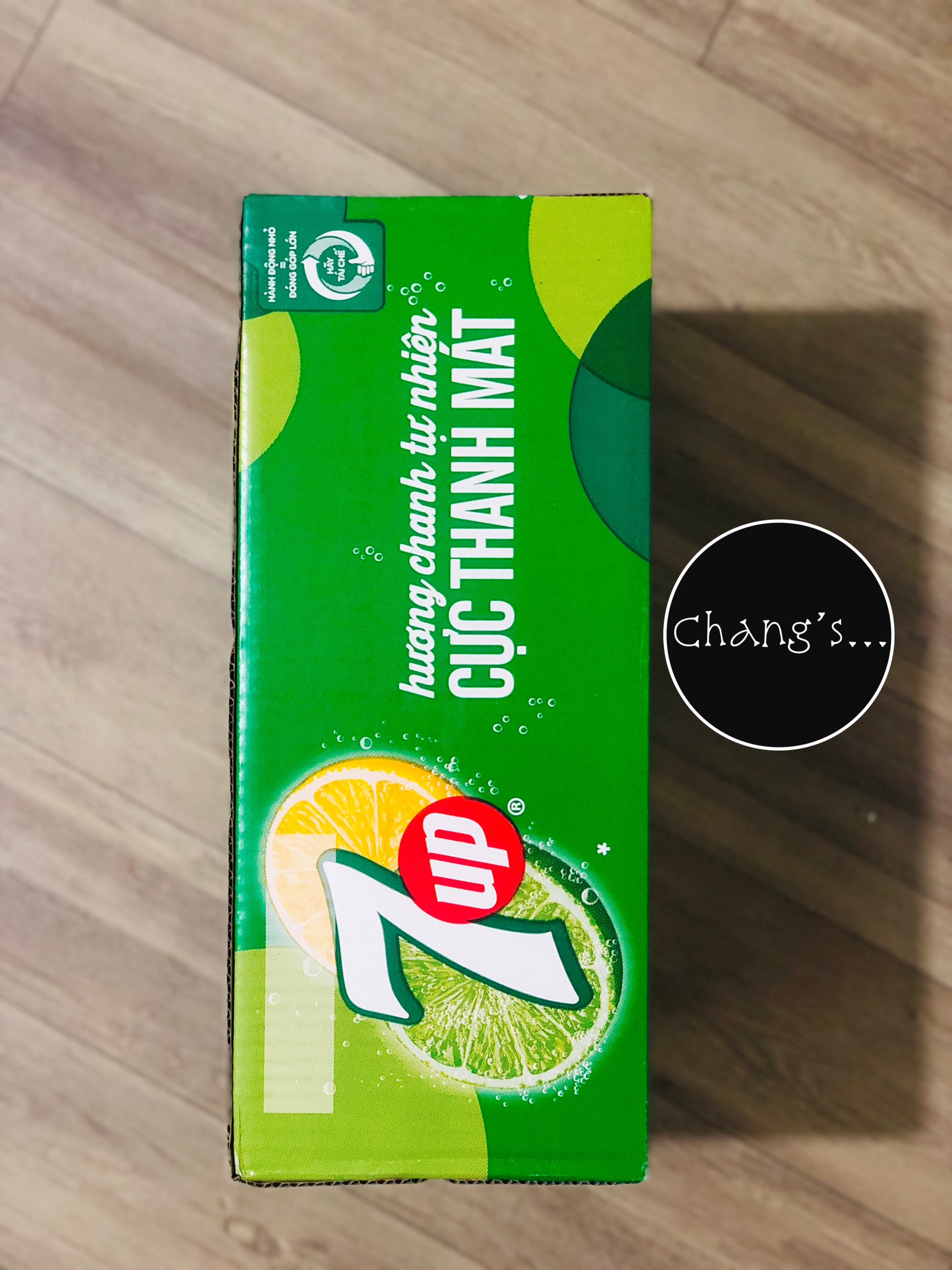 7Up 24 lon/Thùng 320ml Chang's Food