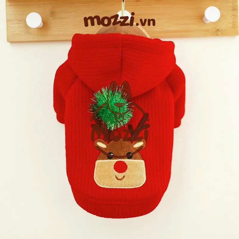 Áo Đôi Noel Tuần Lộc cho chó mèo