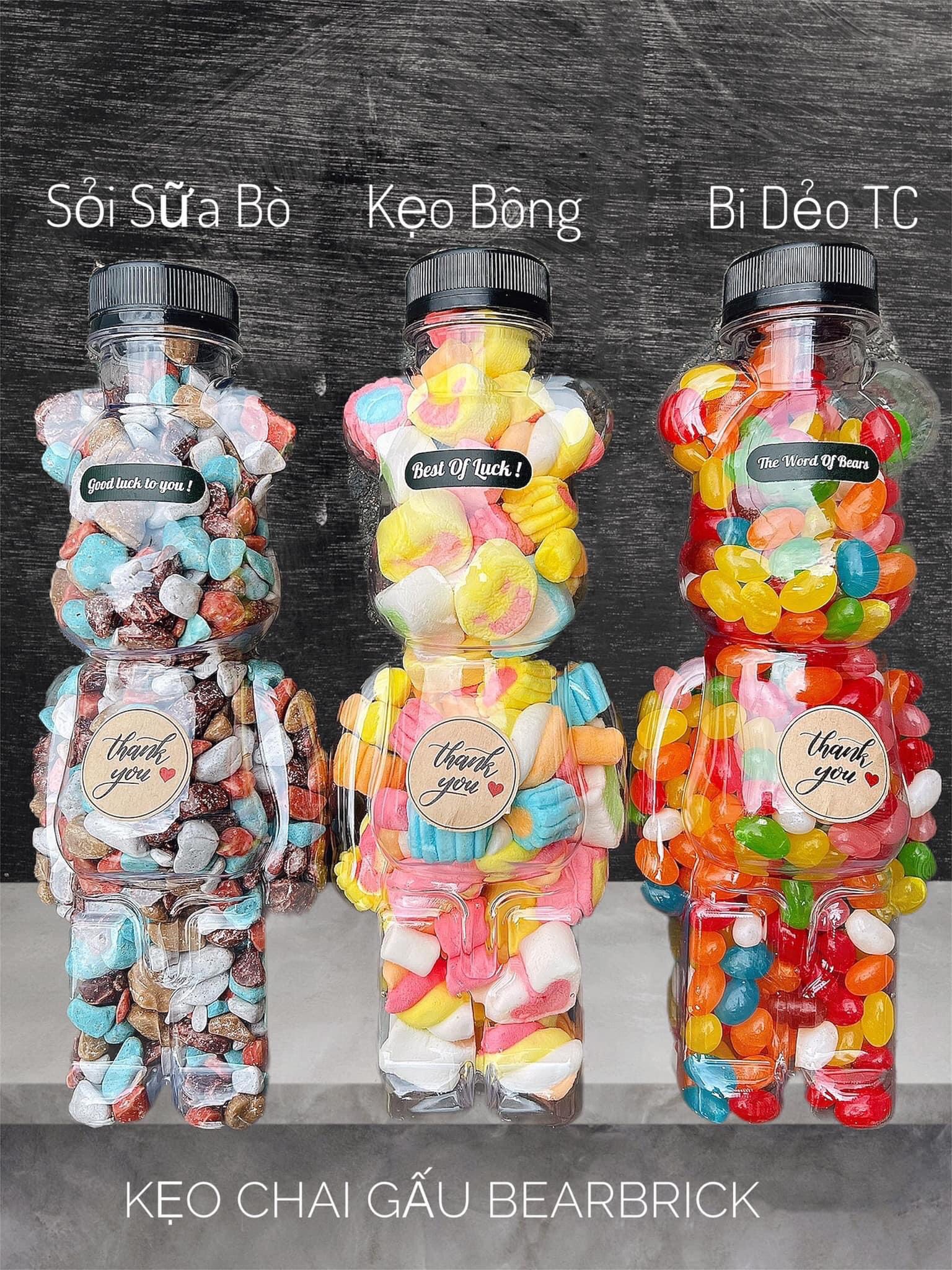 CHAI GẤU BEARBRICK KẸO CÁC LOẠI