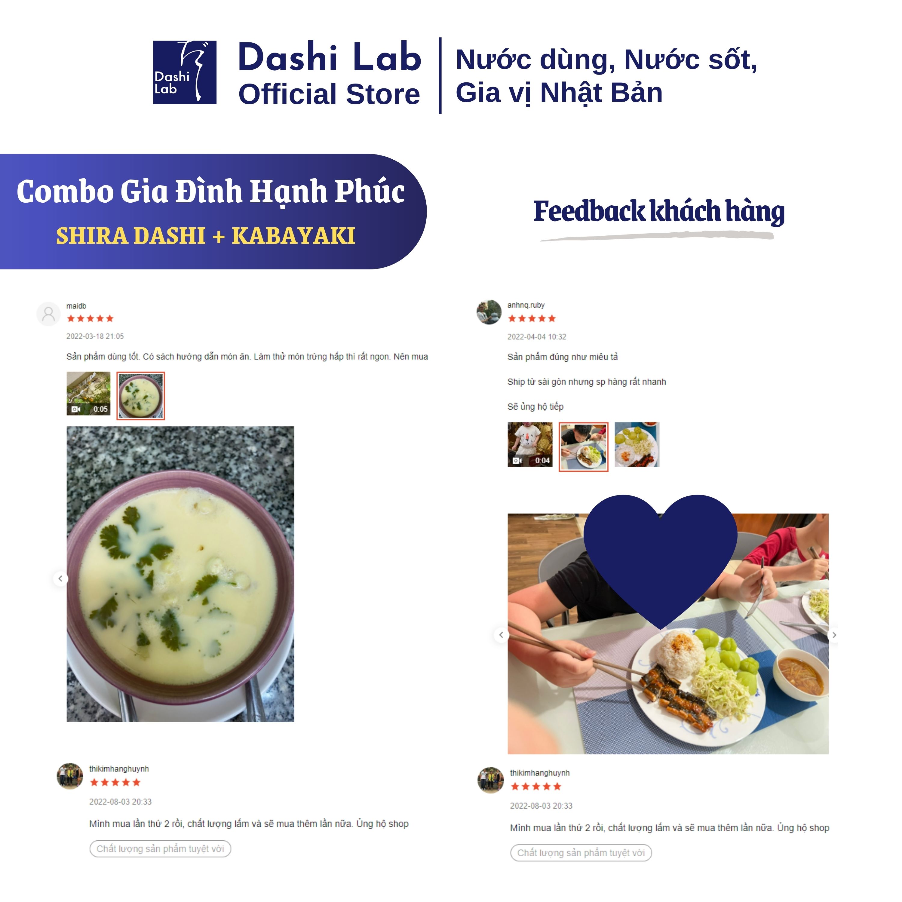 [HCM]Combo Gia đình hạnh phúc 2 chai (1 chai Shira Dashi 320g 1 chai Kabayaki 340g)
