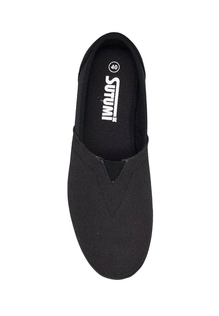 Giày slip on nam Sutumi SUM142 - ĐEN